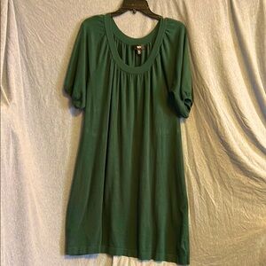 EUC Massimo TealGreen Short Sleeve sweater knit Dress. Size xl